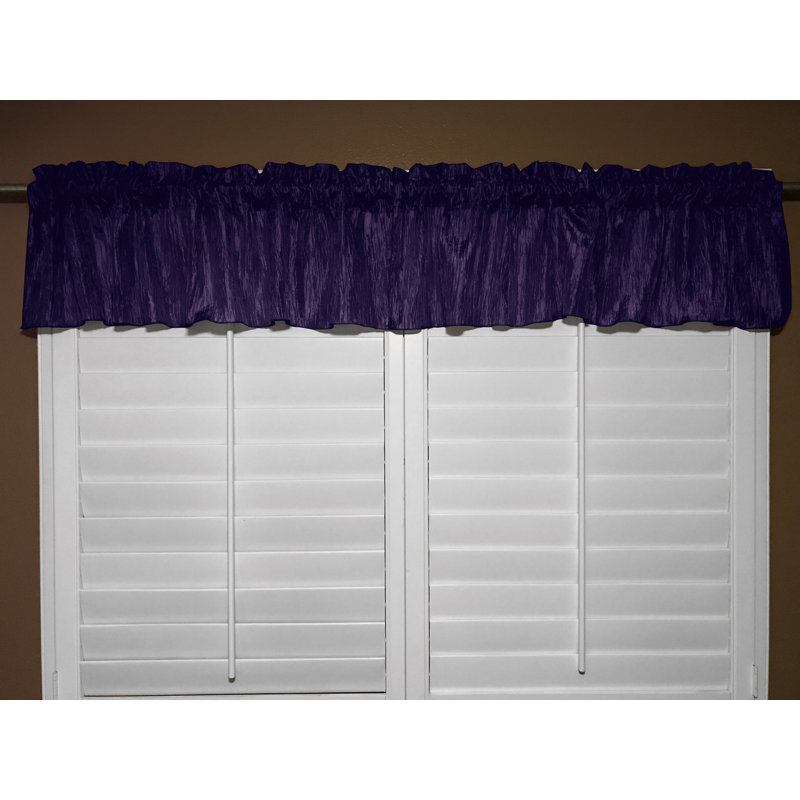 Cantonnière sur mesure l 54 po Shivonni, L 54 po x L 32 po, Prune