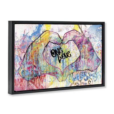 Toile «Urban One Love Heart» par Porter Hastings
