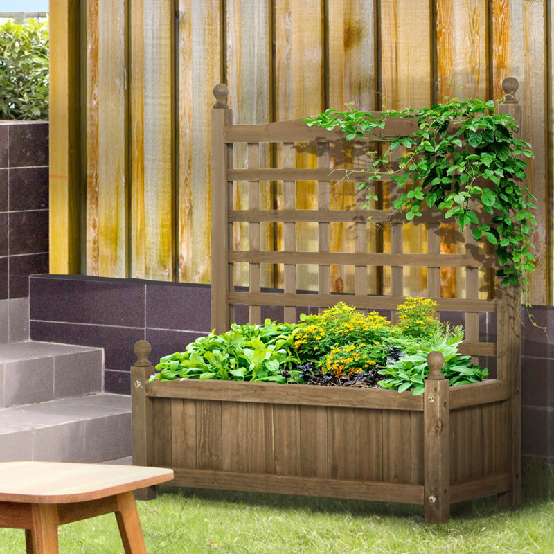 Breier Wood Elevated Planter