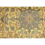 Hand Knotted Wool Area Rug in Gold