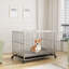 45.7W Rolling Dog Cage With Pull-Out Trays-992645096