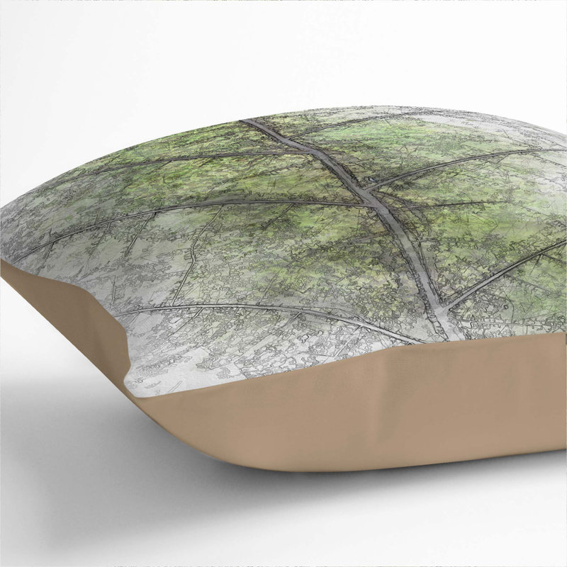 Square Throw Cushion, 55cm H x 55cm W x 20cm D, Stone