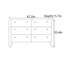 French Cream Style Solid Wood Hallway Cabinet-1798270568