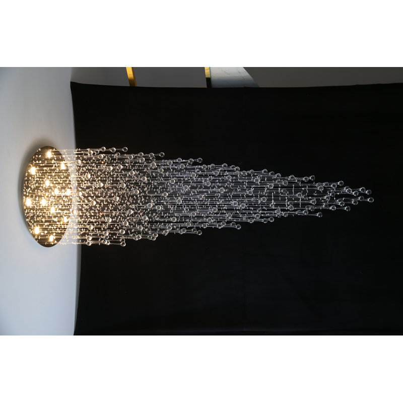 Lustre empire en cristal 32 po Jayinn
