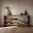Retro Minimalist Solid Wood Console Table-108839751
