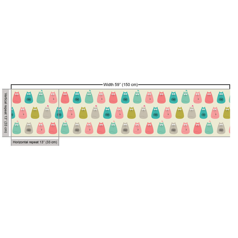 Charlotin Kitten Print Funny Feline Friends Multi-Purpose Fabric