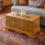 Acacia Wood Hand Carved Chest Coffee Table