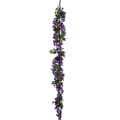 12'' Tall Faux Wisteria Garland