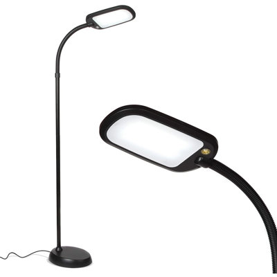 Litespan Slim 55 in. Industrial Dimmable LED Directional Task Floor Lamp