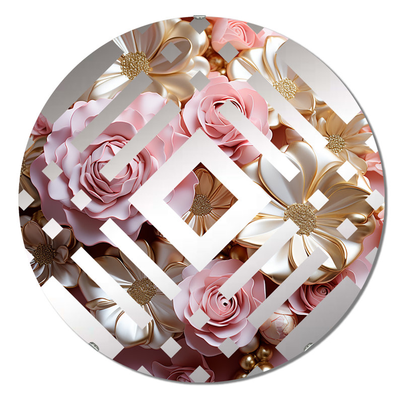 Miroir décoratif diamant Tender, 23,6 po x 23,6 po
