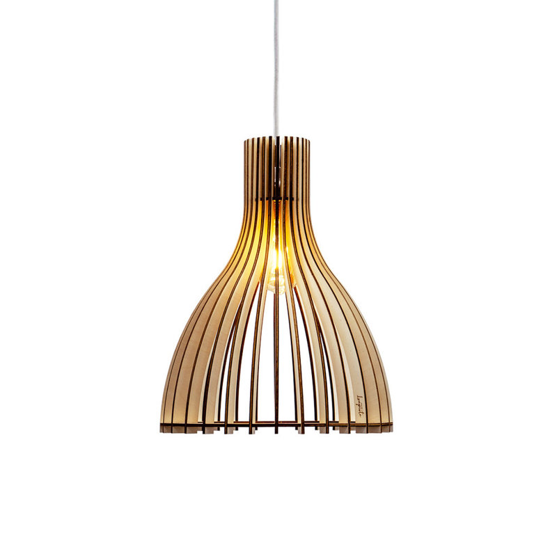 Luminaire suspendu 1 lumière Ariel, Blanc
