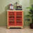 New Chinese Camphor Wood Shoe Cabinet 9 Pair Solid Wood Shoe Storage Cabinet-100661998