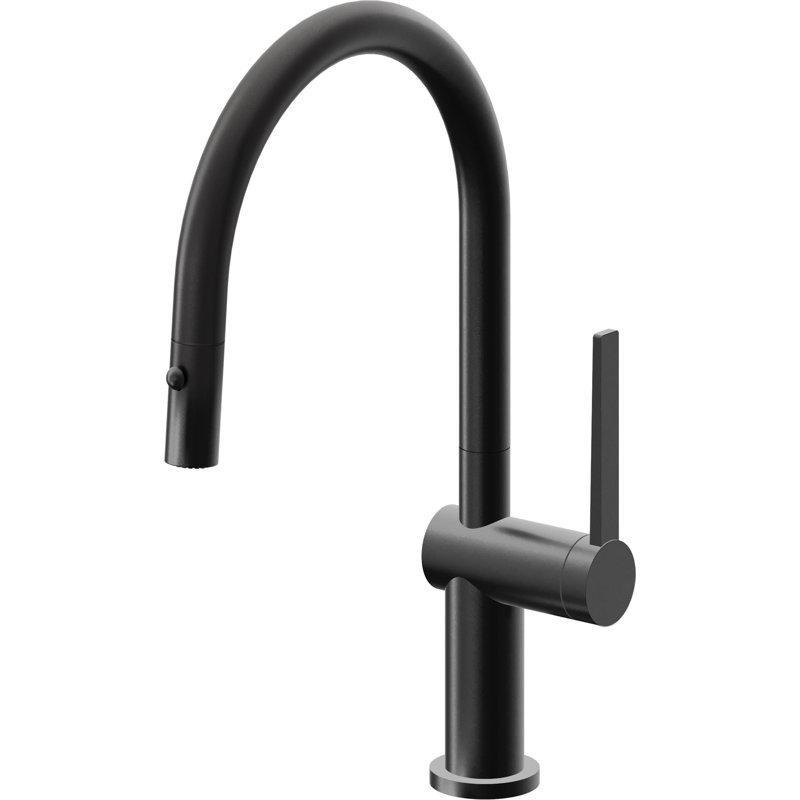 La Spezia Kitchen Faucet, Matte Black