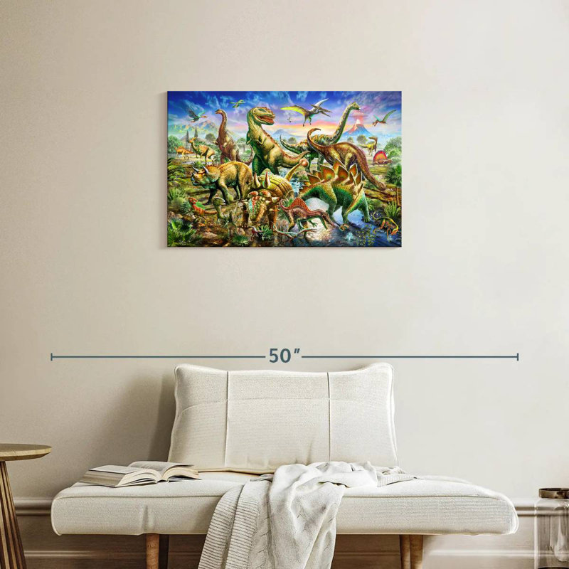 Ashelle Dinoscene - Horizontal, 20" H x 30" W
