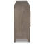 Buffet en bois massif avec meuble télé en bois de pin gris