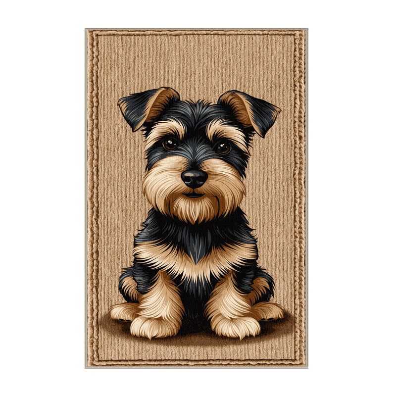  Tapis lavable pour chien Welsh Terrier, Tapis de couloir 2 pi x 4 pi
