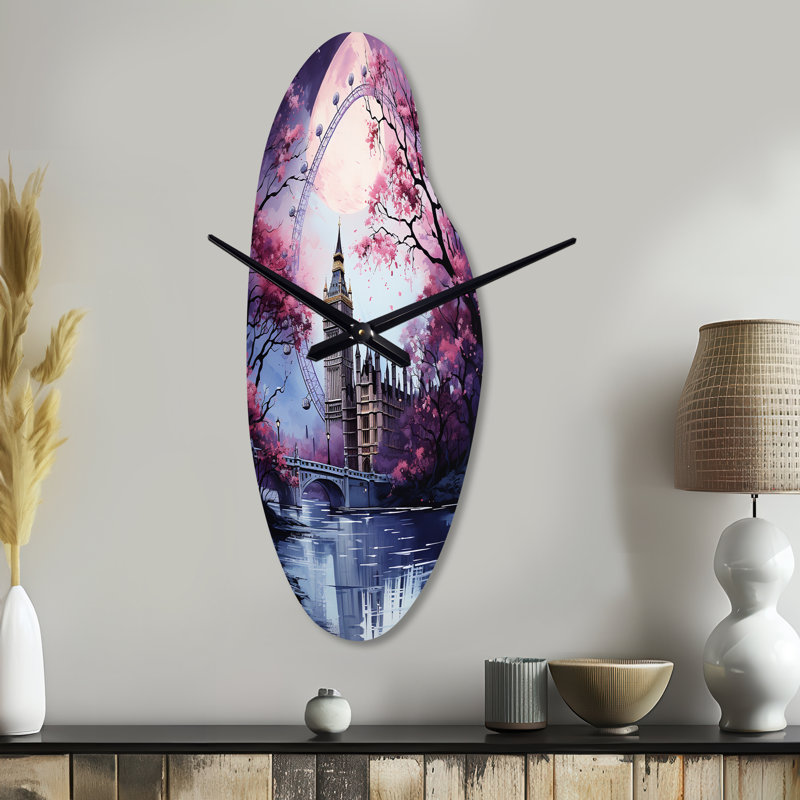 Horloge murale en métal Drozd, Grand