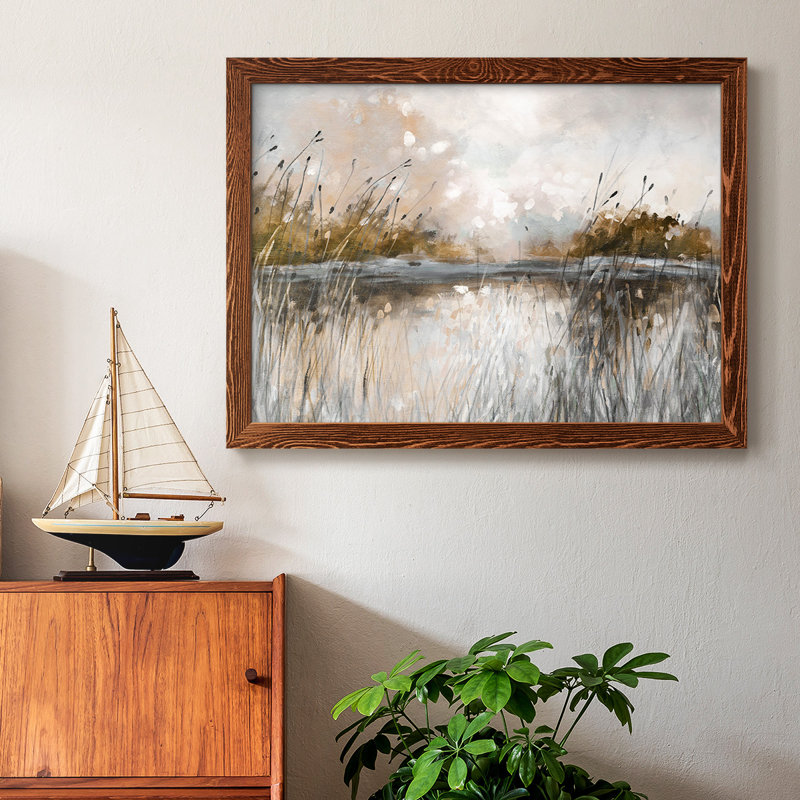 «Honeybloom Lake Views», reproduction sur toile encadrée, Érable, H 26 po x l 38 po x P 1,5 po
