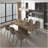 Expandable Dining Table with Storage Cabinet