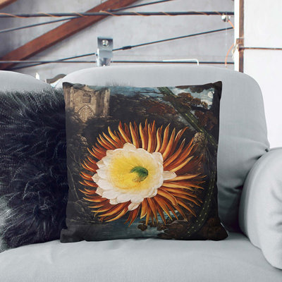 Floral Square Throw Cushion