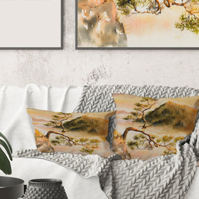Rectangle, pin incurvé au sommet du sommet de Sokolica - coussin décoratif traditionnel