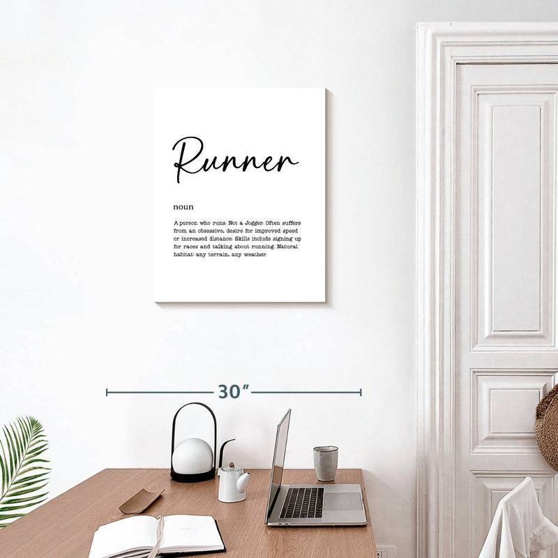 " Runner Definition " by Eleanor L., 25" H x 20" W x 1.25" D