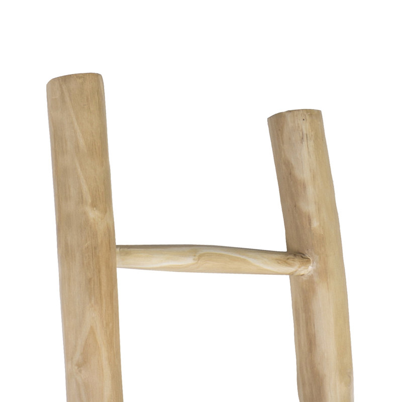 Wood 4 Towel Rack, Natural