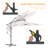 Dannii-Leigh 120'' Lighted Cantilever Umbrella-630205554
