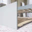 Lit plateforme en bois avec lit gigogne-1138279873