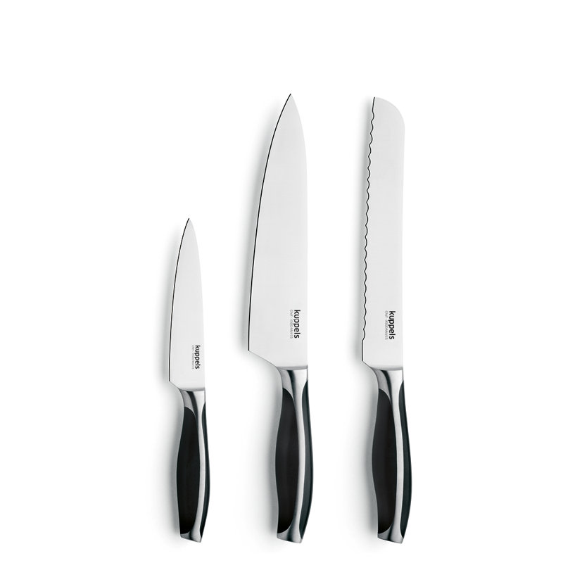 3-Piece Chef's Knife Set, 18/10 Stainless Steel