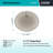 LEXICON Platinum 19-Inch Quartz Composite Drop-in/Undermount Oval Vanity Bathroom Sink-72644608