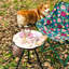 Table de camping pliante et ronde pour enfants