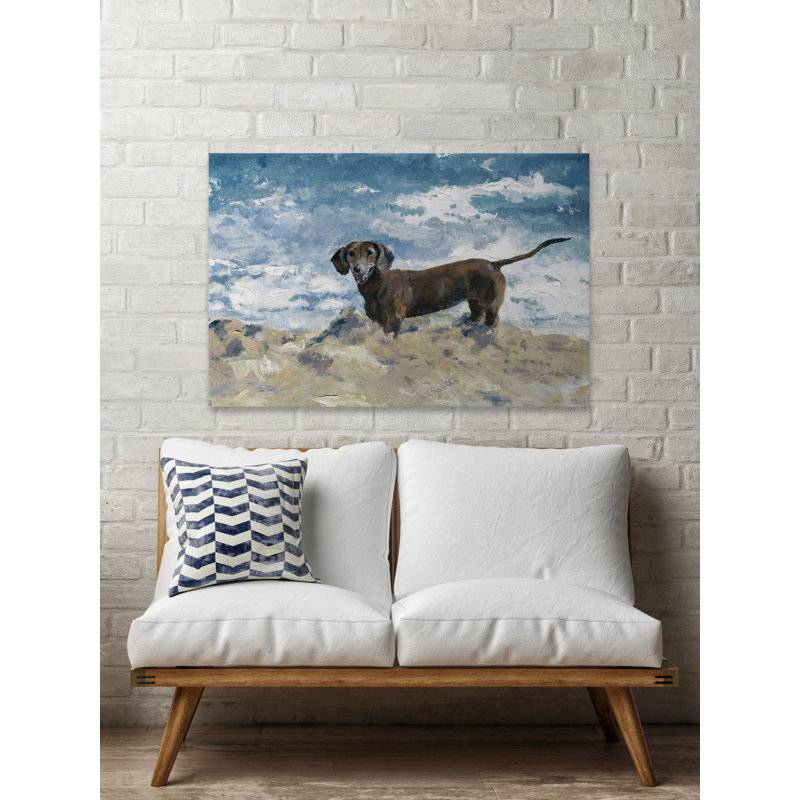 " Enjoying The Sand " by Parvez Taj, 40" H x 60" W x 1.5" D