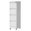 Classeur vertical à 4 tiroirs verrouillables en métal sur roulettes - Armoire verrouillable robuste pour la maison et le bureau-506325539