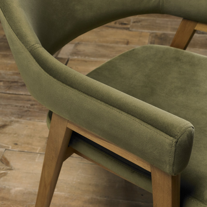 Anayalee 49cm H Upholstered Upholstered Back Armchair, Cedar