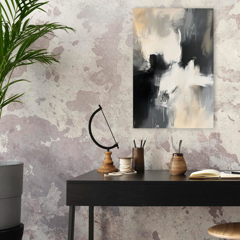 Art moderne et texturé Santa Ynez II, H 24 po x l 16 po