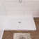 DeerValley Shower Base in White with Single Threshold and Center Drain, Non-slip Design