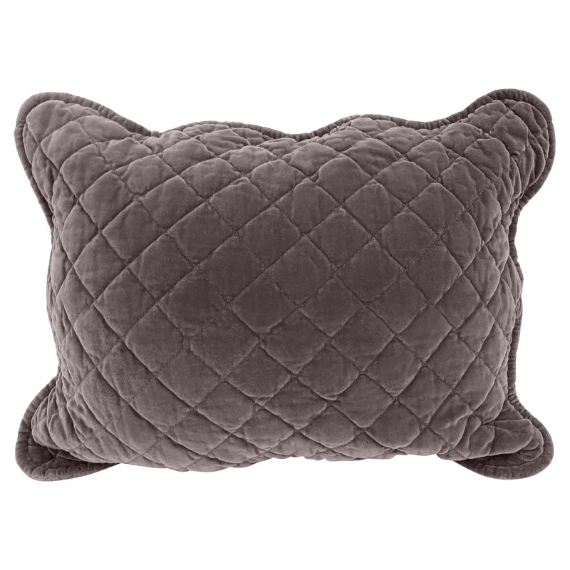 Mundo Geometric Rectangular Lumbar Cushion, Mink