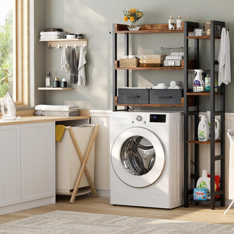 Alyzea Over The Toilet Storage, Rustic Brown