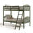Long Horn Twin Over Twin Solid Wood Standard Bunk Bed by Storkcraft-1076965714