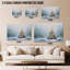 «Winter Tree», art mural sur toile - photos murales de Noël, peintures rétro de Noël pour le salon, impressions murales de vacances encadrées, œuvre d'art sur toile tendue avec cadre en pin, 24 po x 32 po-1339119326