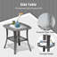 Ensemble modulaire de conversation pour patio 8 pièces avec coussins et table de foyer 8 pièces-1339937289