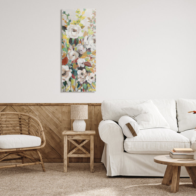  Art mural sur toile Blooming Roses Array par Carol Robinson, H 48 po x l 20 po