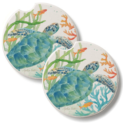 Ensemble de 2 sous-verres Sea Life