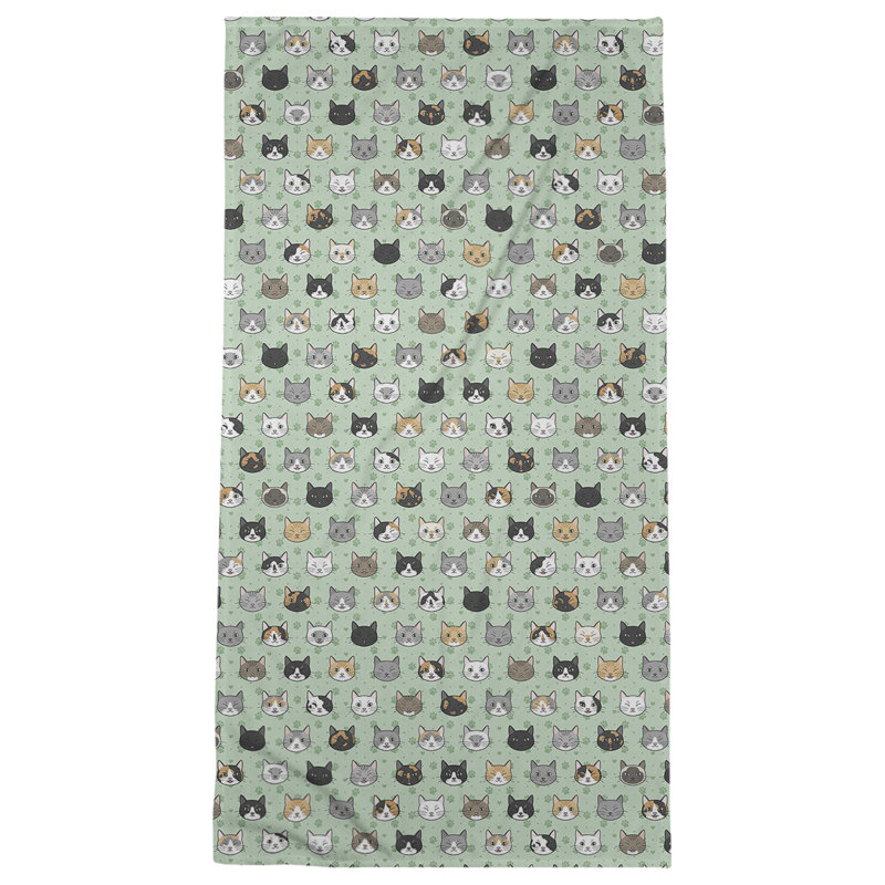 Serviette de plage Katelyn Elizabeth, Vert
