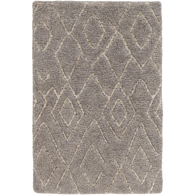 Westhought Wool Geometric Indoor Rug, Rectangle 2' x 3'