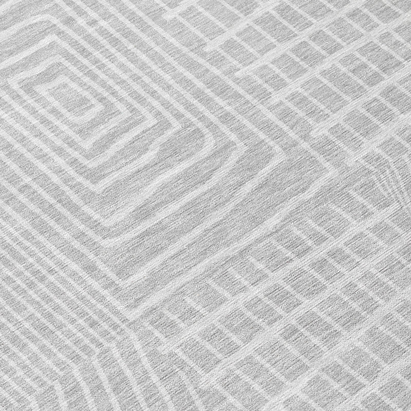  Machine Washable Indoor/Outdoor Chantille ACN990 Green Area Rug, Round 8'