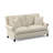 Library 86 " Chenille and Velvet Sofa-100504263-70372848