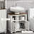 Bathroom Sink Cabinet – Double-door Storage Cabinet, Anti-tipping Hardware, Ideal For Bathroom Toiletries Storage