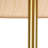 66 " Modern Floor Lamp with Rattan Lampshade